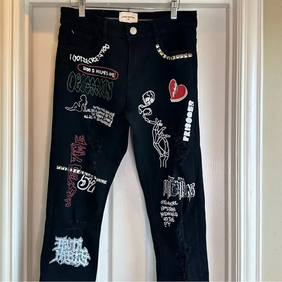 Lifted Anchors Black Jeans - Picture 2 of 7